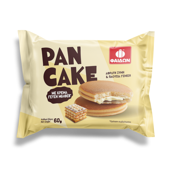 Pancake with millefeille flavour filling